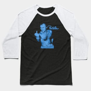 Funny Phil Collins Fan Art Blue Baseball T-Shirt